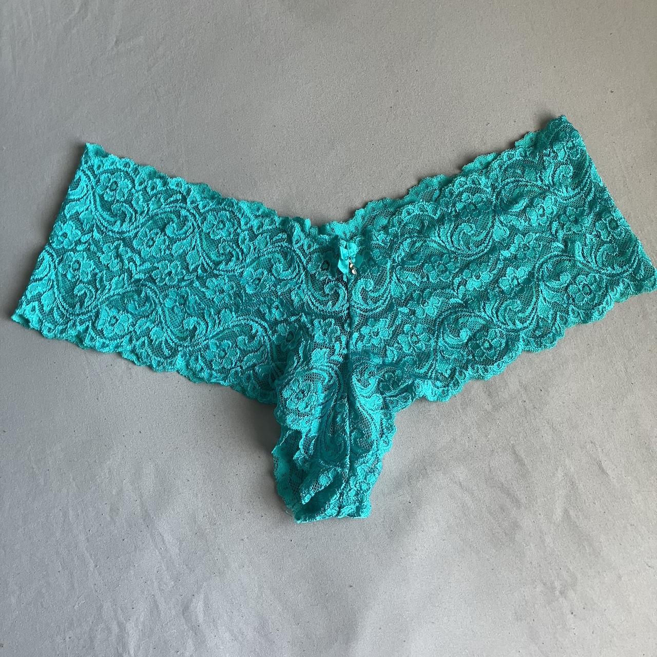 Cute #sexy lace teal panties underwear booty short... - Depop