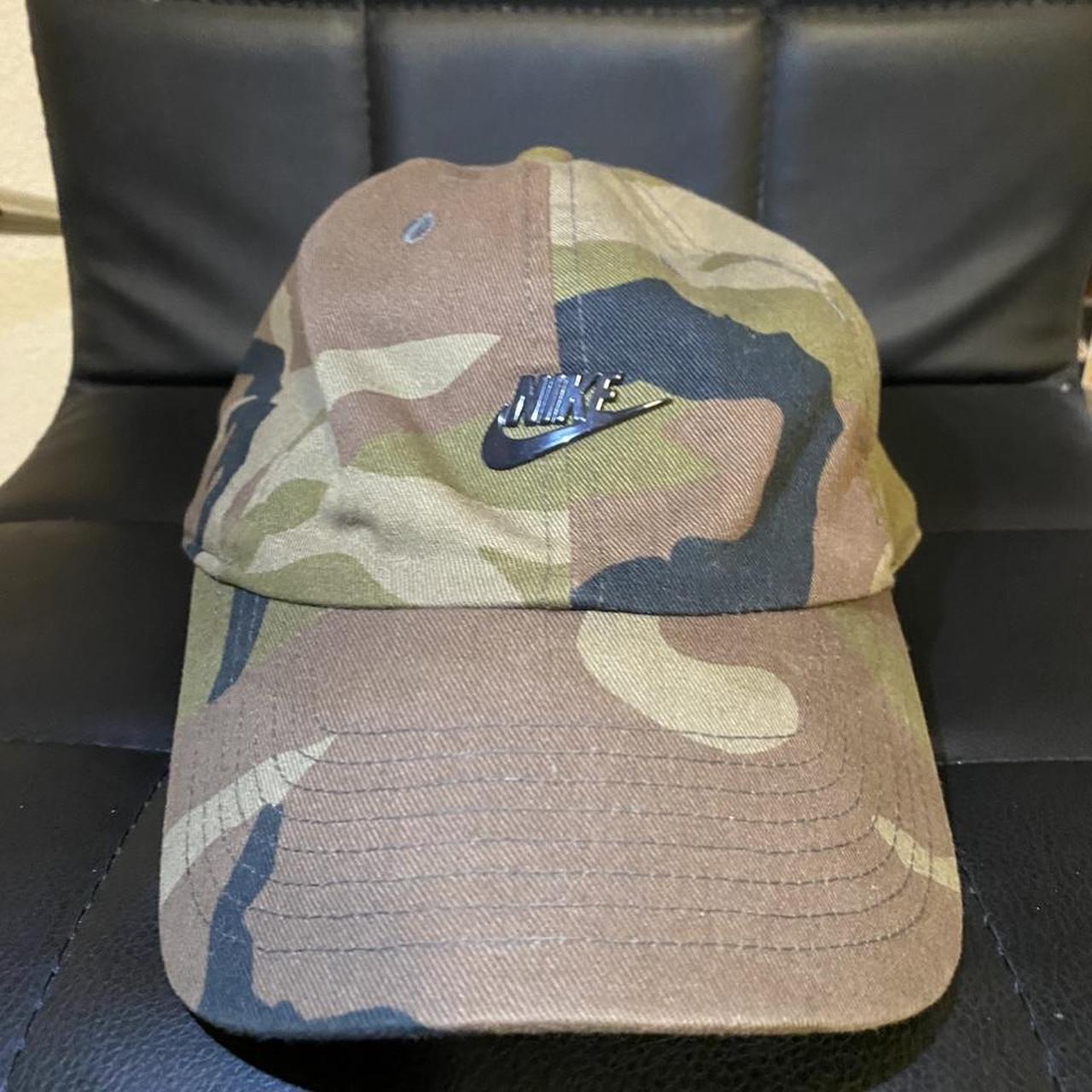 nike camo dad hat