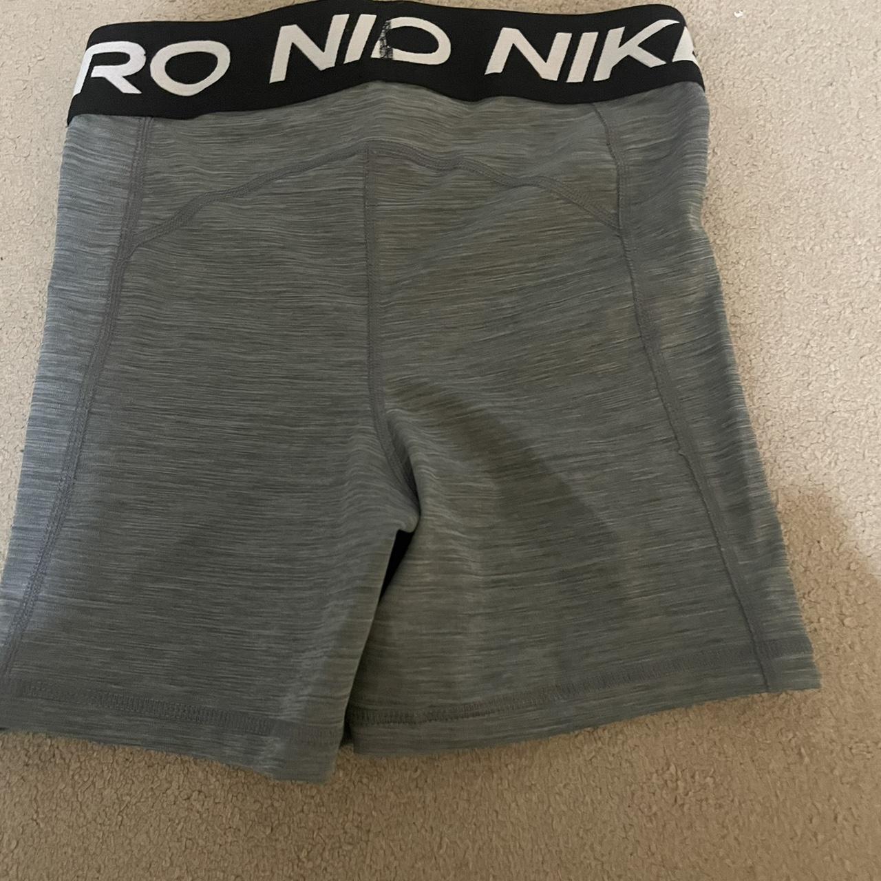 womens grey nike pro shorts