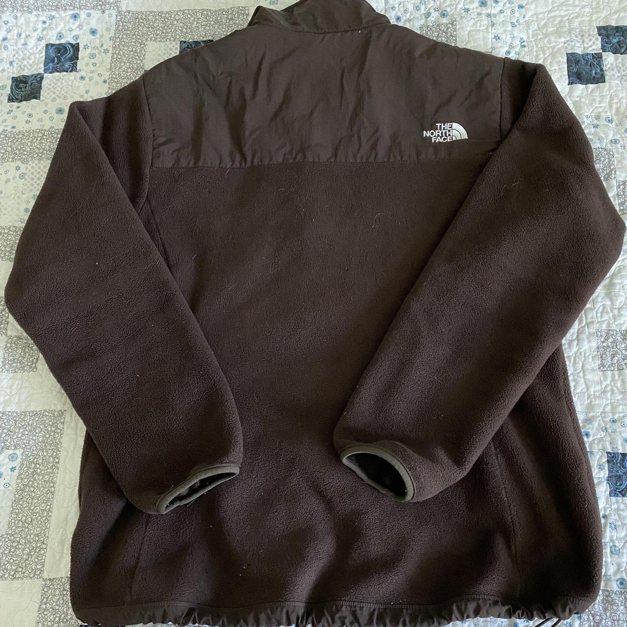 Brown North Face fleece jacket #northface #brown #fall - Depop