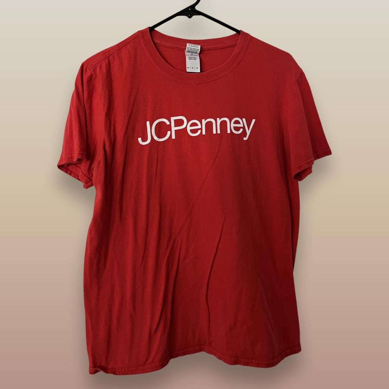 Vintage JCPenney TEE Red Shirt Cotton Unisex Size | Depop