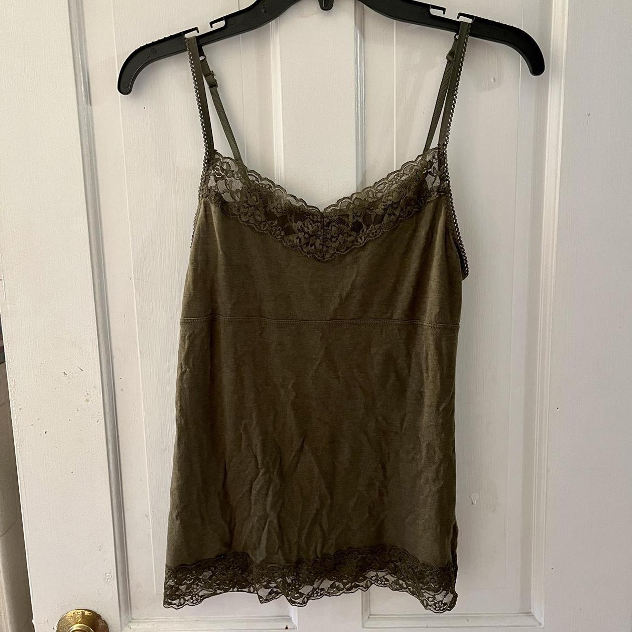 ELLE Women's Green and Khaki Vest