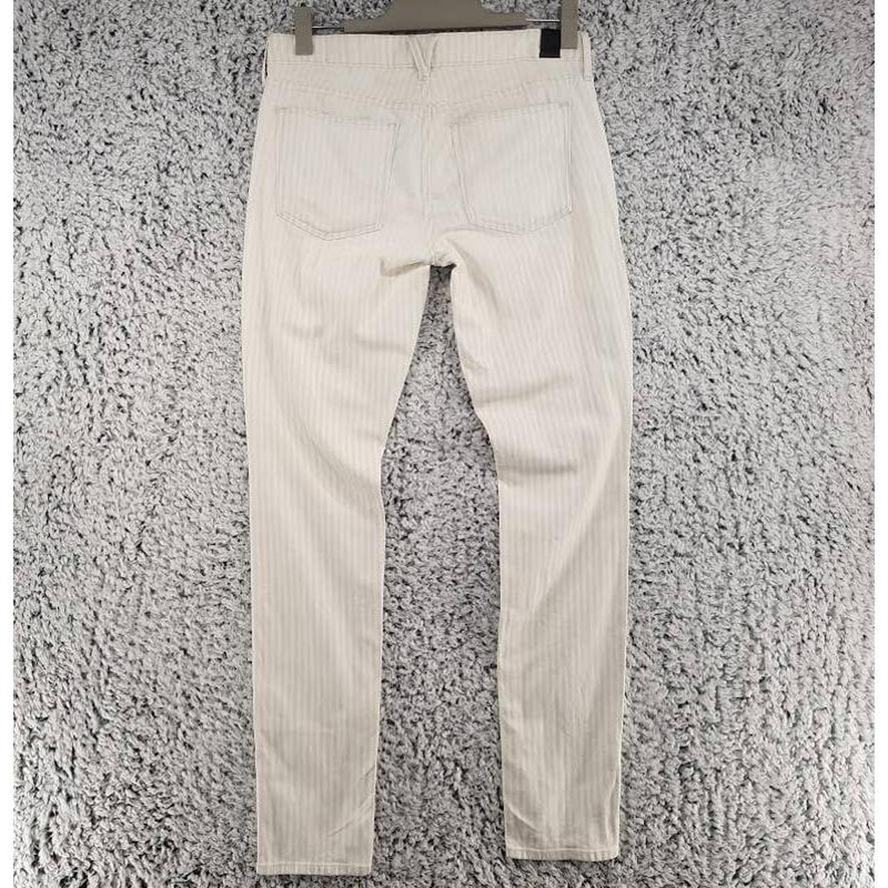 Vince Women's White and Grey Jeans (2)