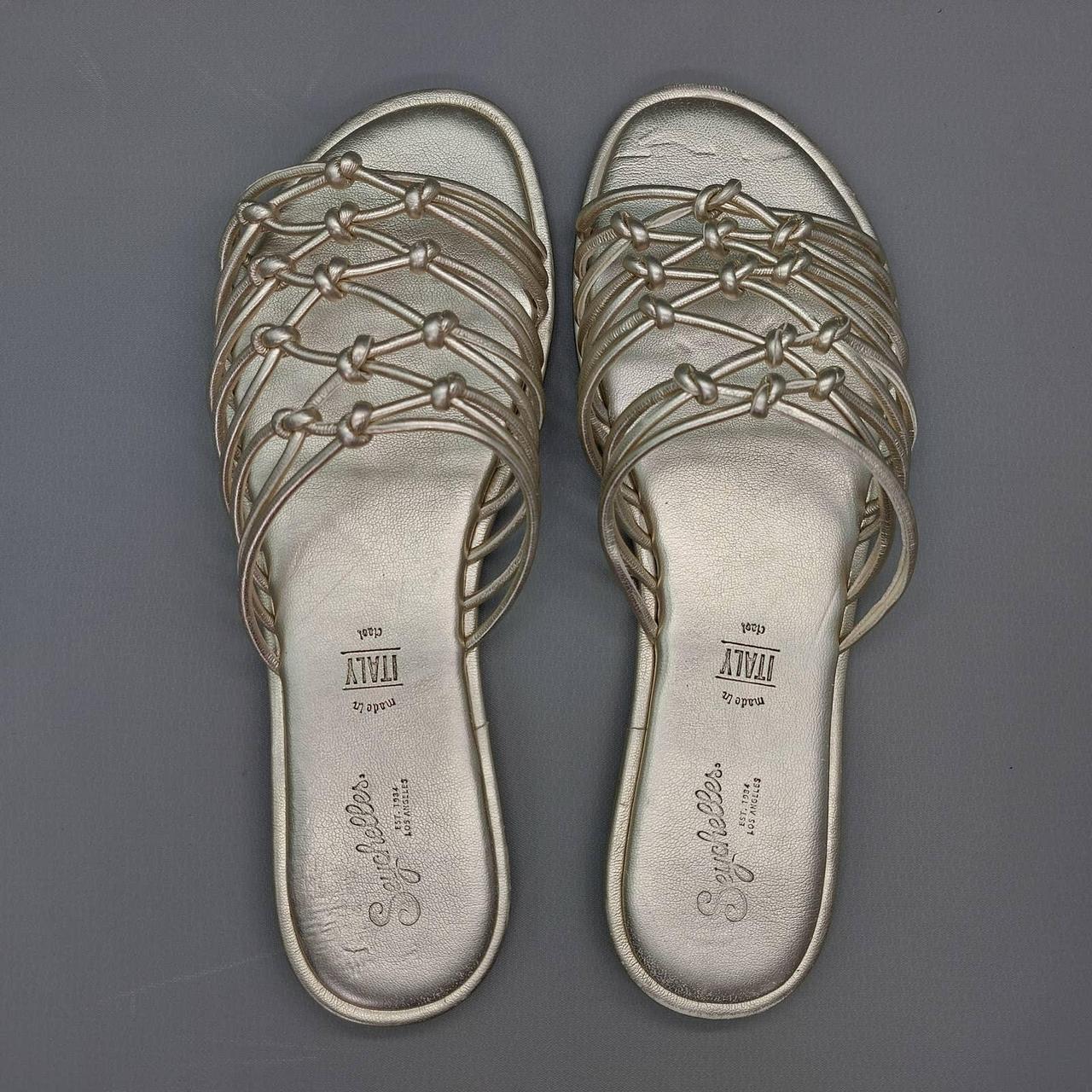 Seychelles Women s Slip On Sandals Metallic Gold Depop