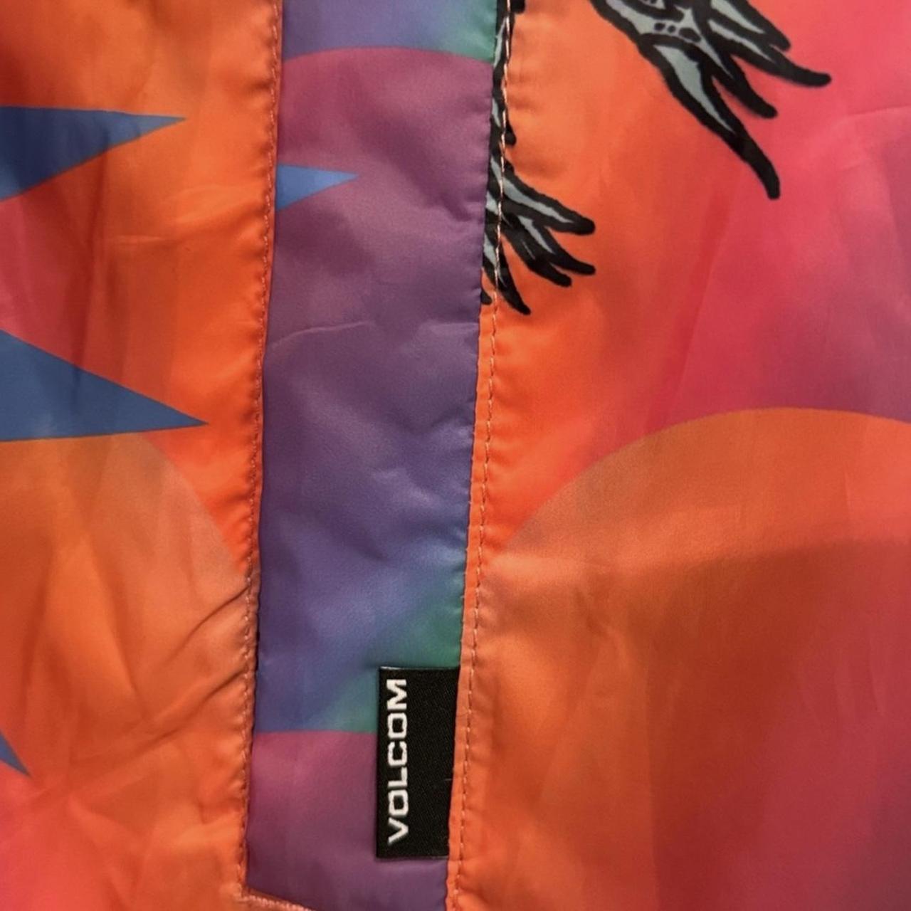 Volcom Men's Puffer Jacket - Black/Orange - XL – … - image 6