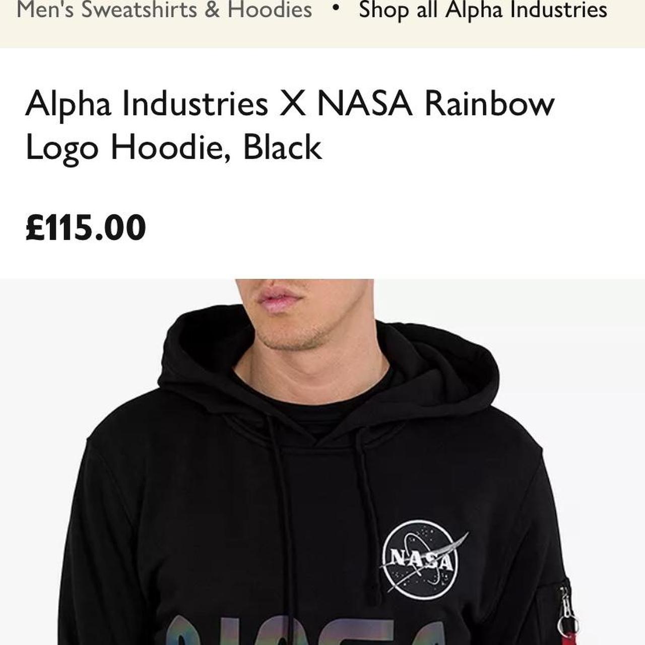 Nasa x alpha industries hoodie best sale