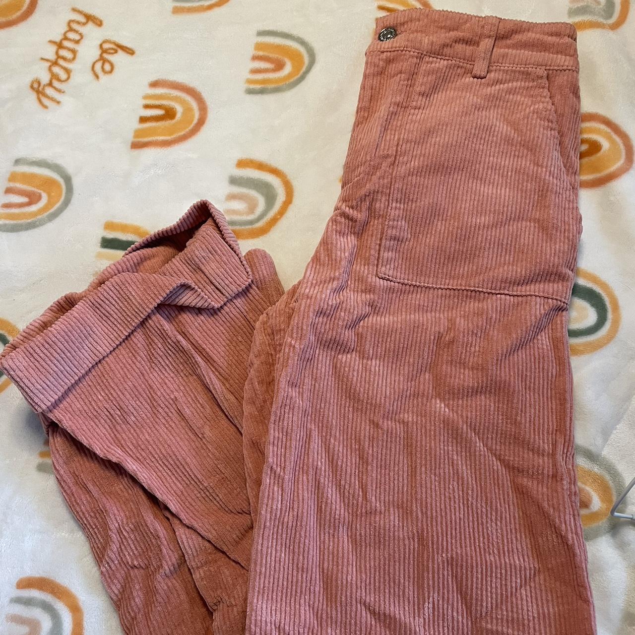 Corduroy orange pants Depop