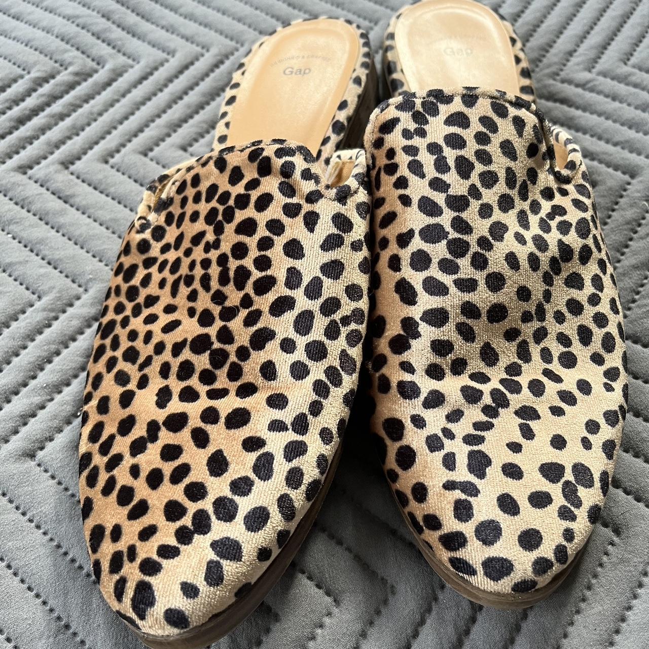 Gap sales leopard mules