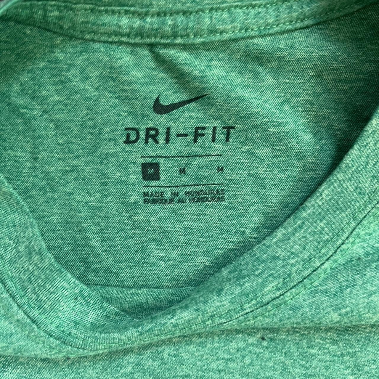 Nike dri-fit green shirt size medium - Depop