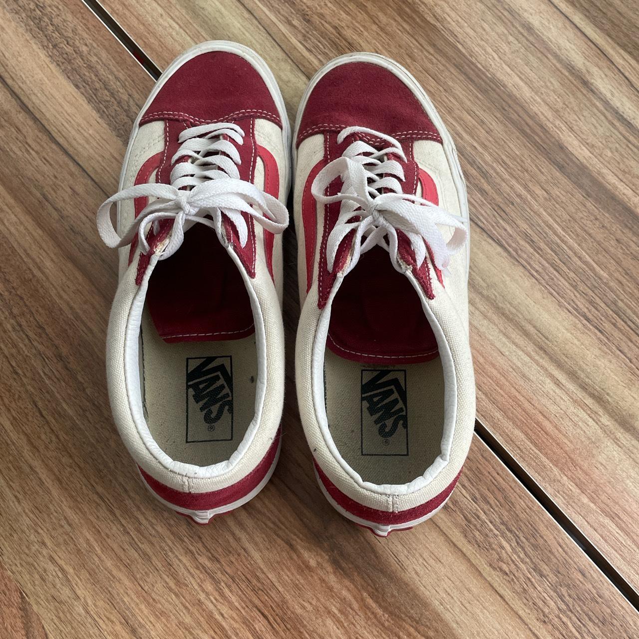 Cream sales red vans