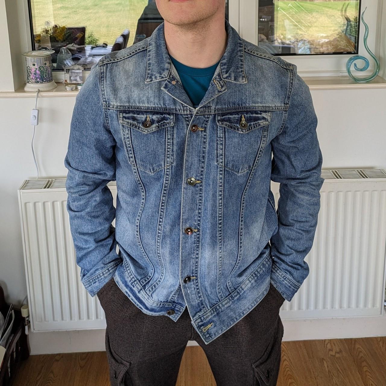 River island best sale mens denim jacket