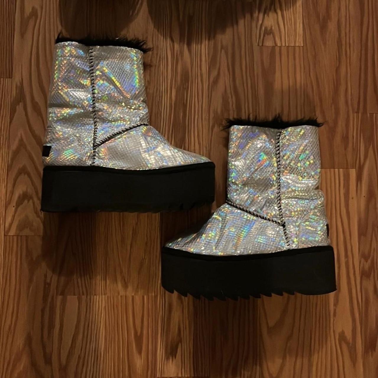 Dolls kill hot sale rainbow boots