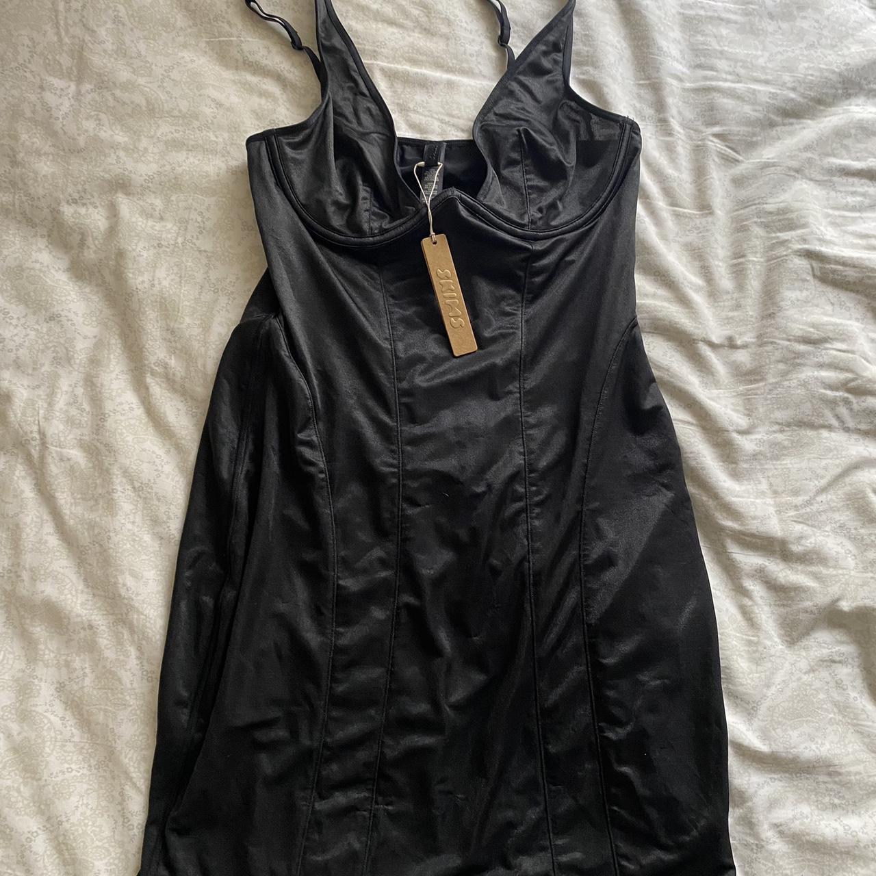 skims corset mini dress so cute for going out brand... - Depop