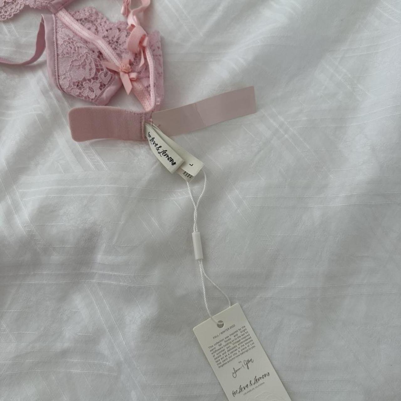 For Love and Lemons creamsicle lace bodysuit. Size | Depop