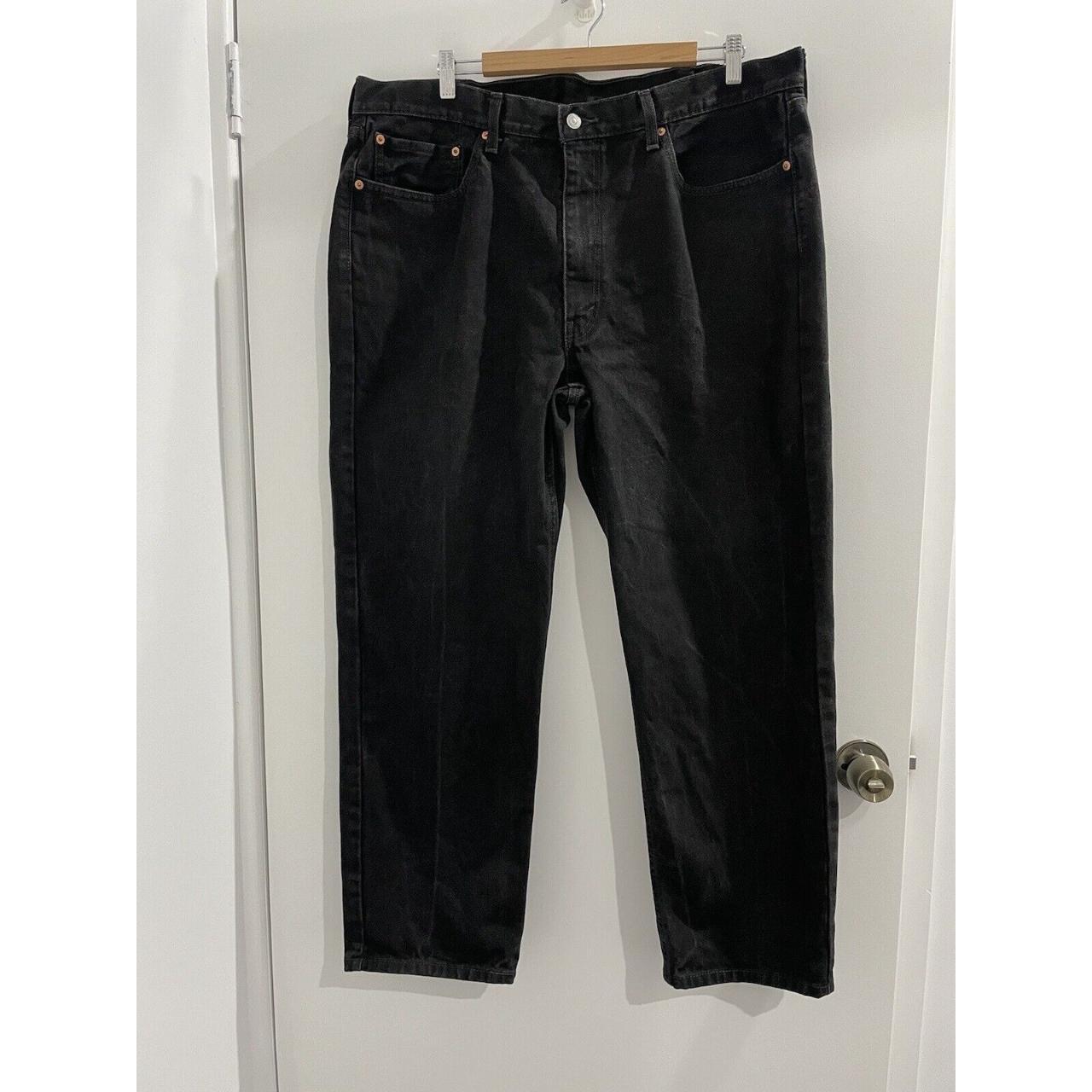 Levi's 550 Mens Size 40 Relaxed Fit Tapered Black... - Depop