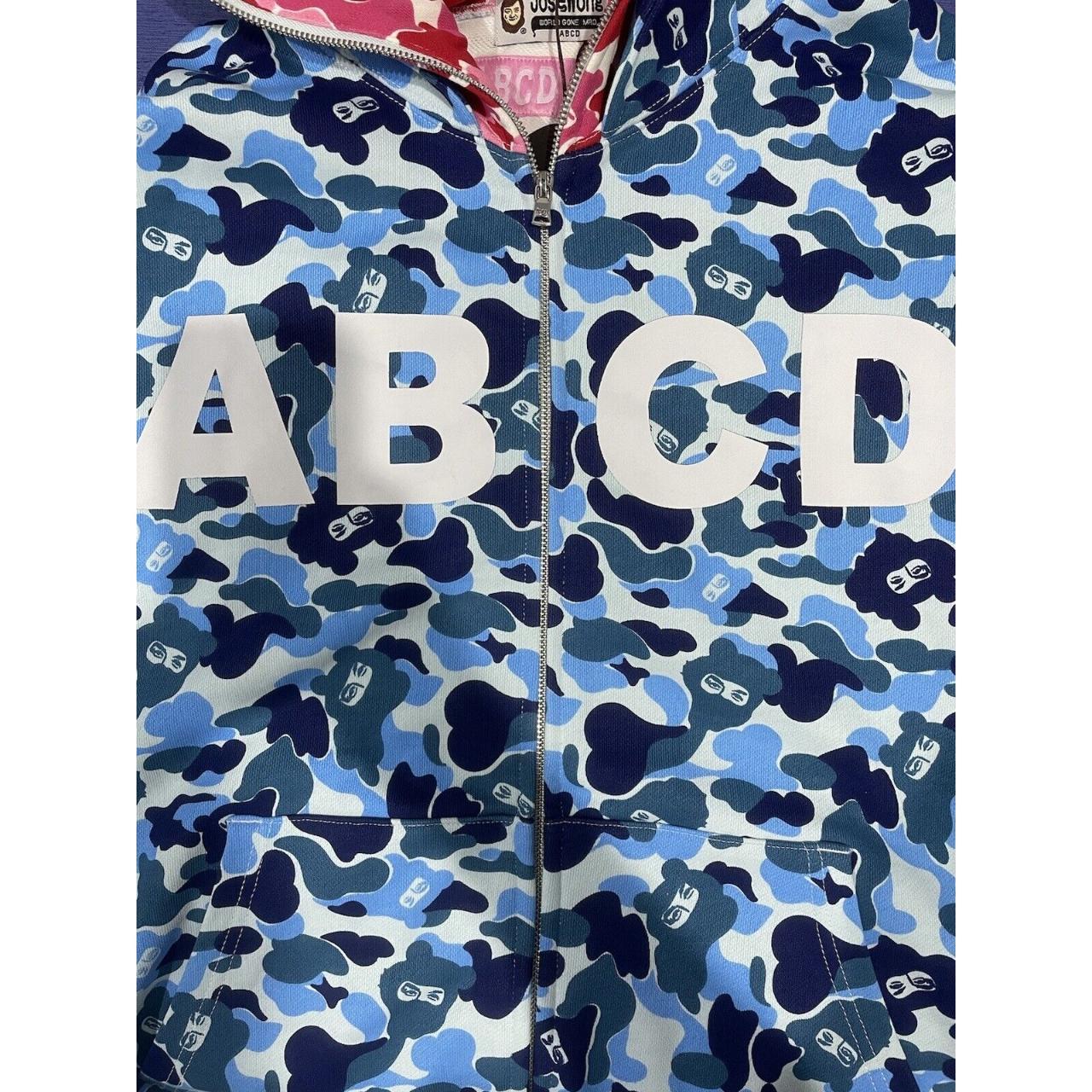 BAPE ABCD By Jose Wong Double Hoodie Jacket Size XL... - Depop