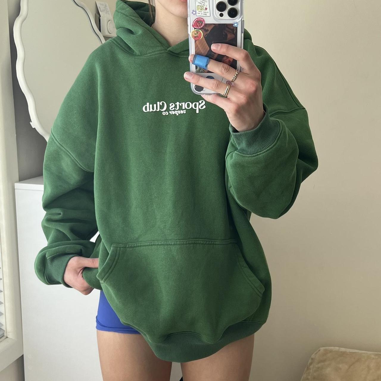 Vesper Co sports club green hoodie in size large. In... Depop