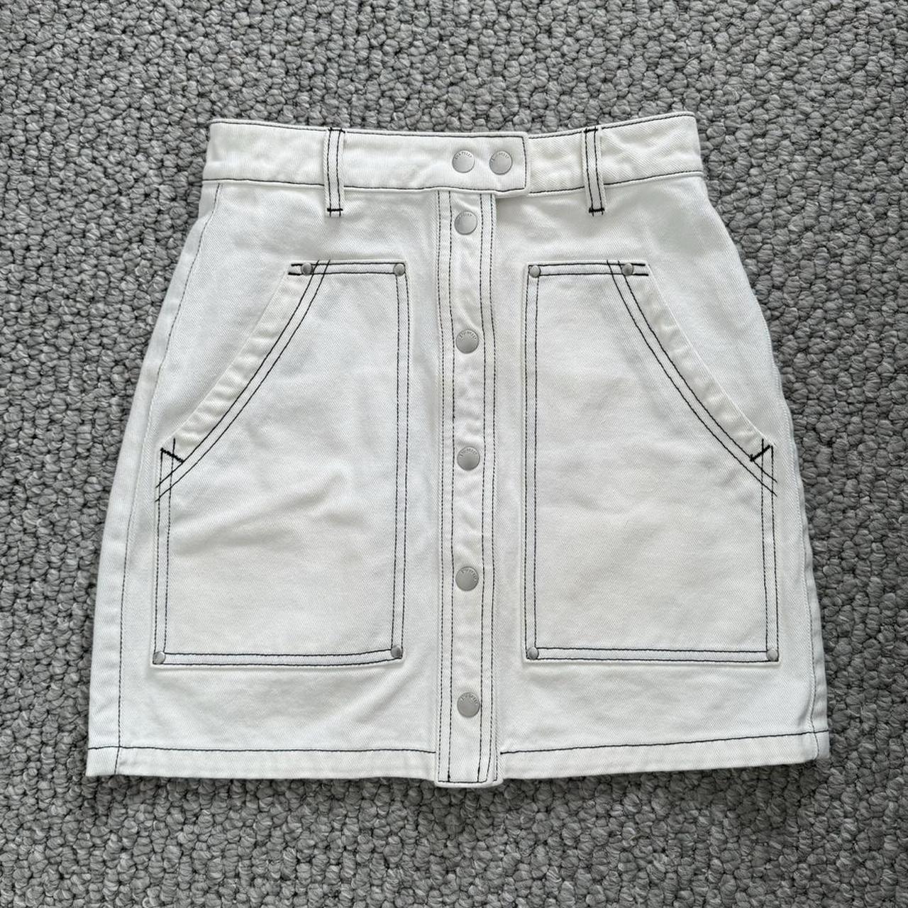 ENA PELLY Bowie Denim Skirt Size 6 - Depop