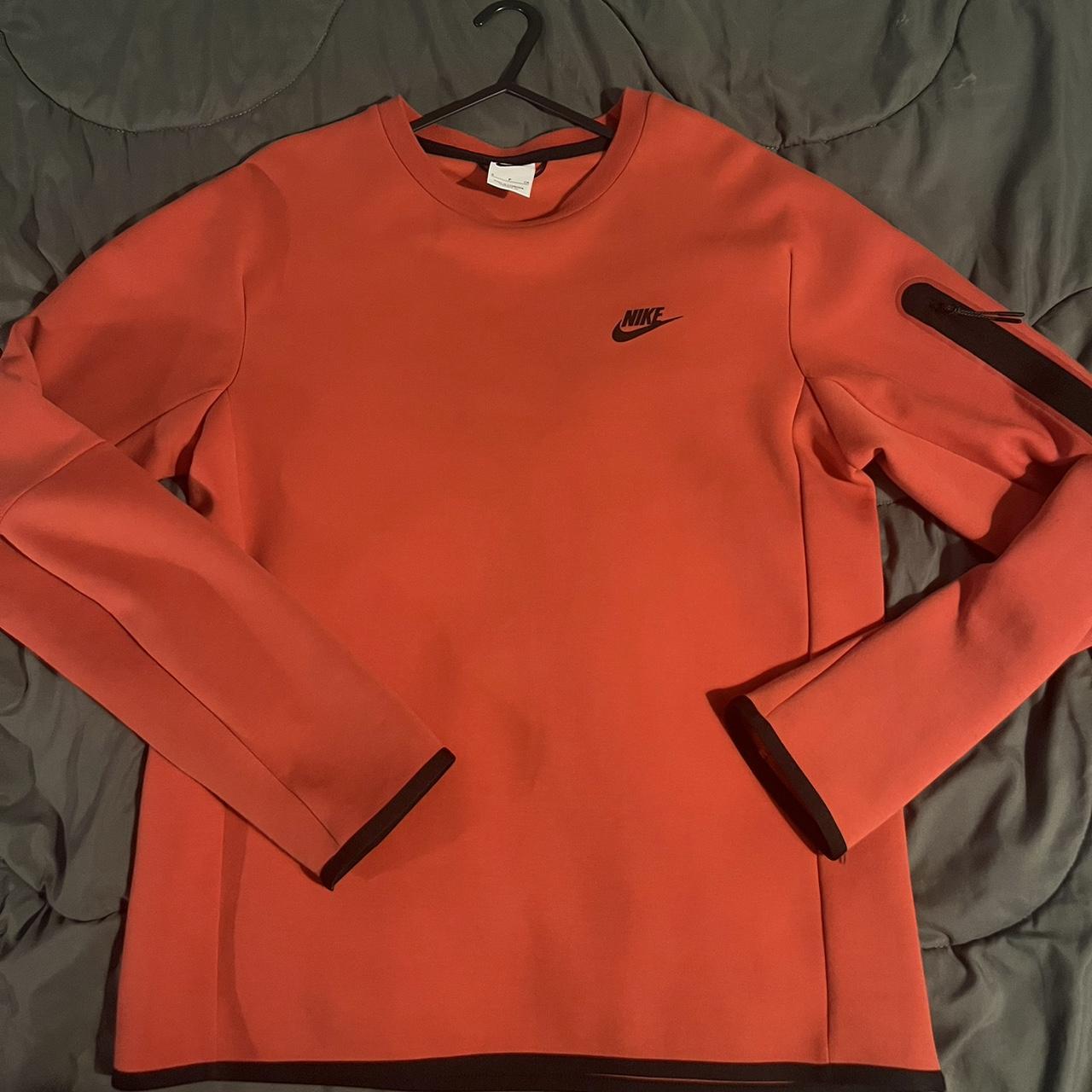 mens red tech fleece