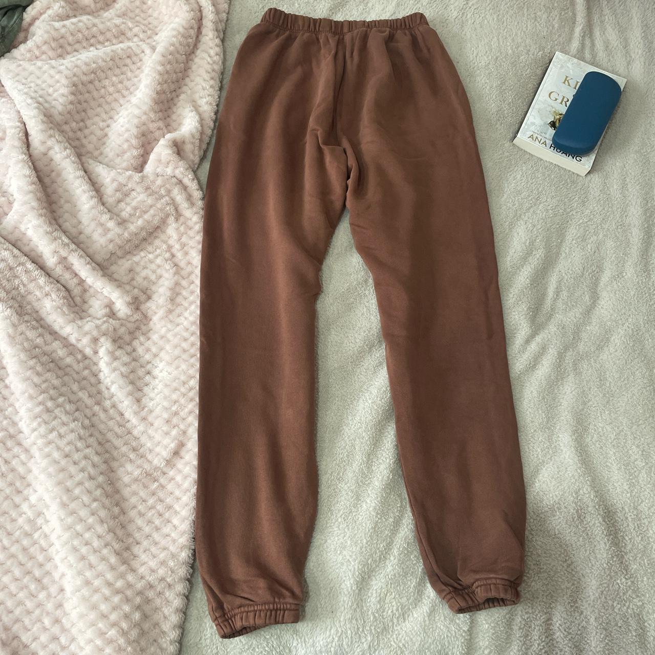 Brown Bo + Tee fade sweatpants - size XS low - Depop