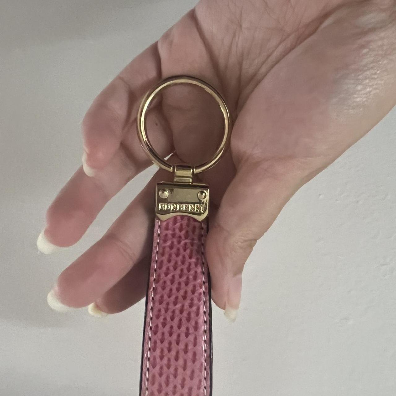 Burberry Leather Keychain D-ring - Depop