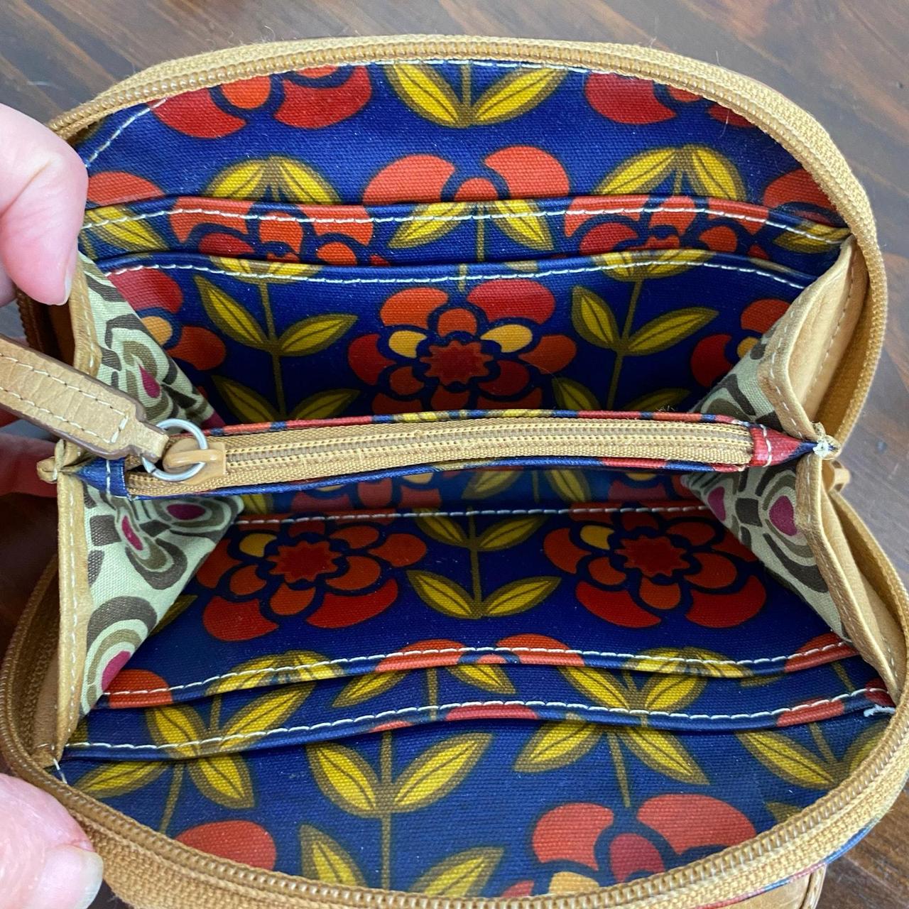 Fossil Women's Wallet - Tan/Red – Fossil Floral C… - image 8