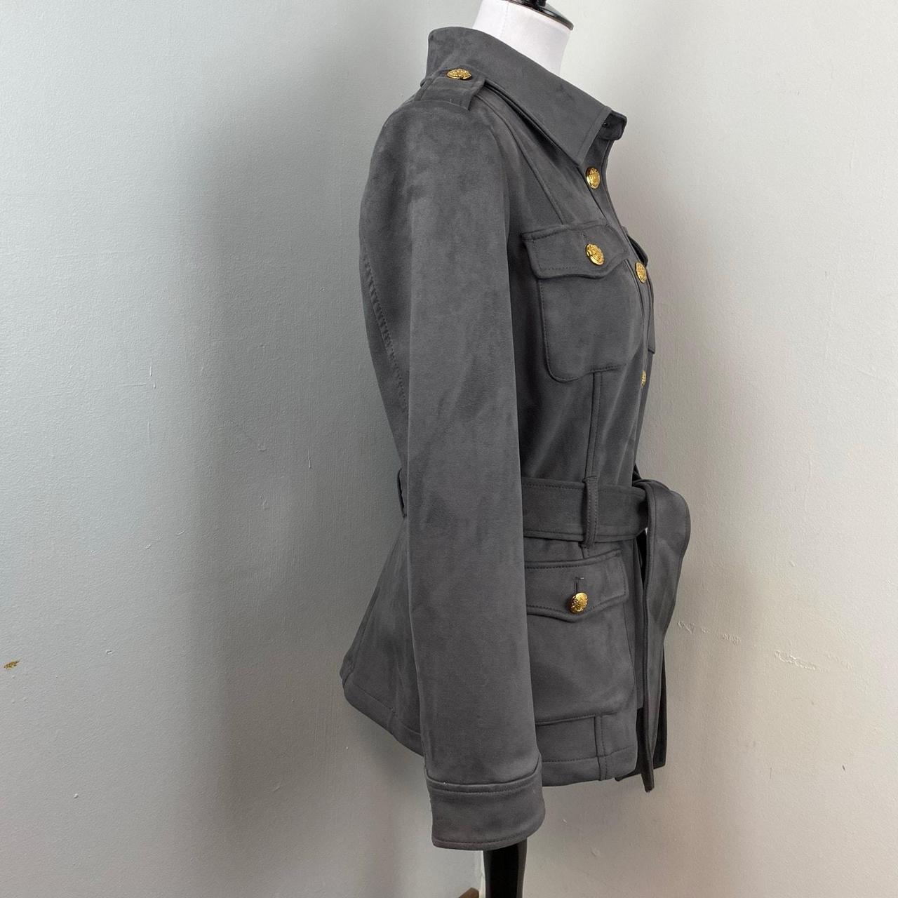 White House Black Market Women's Jacket - Grey/Go… - image 7