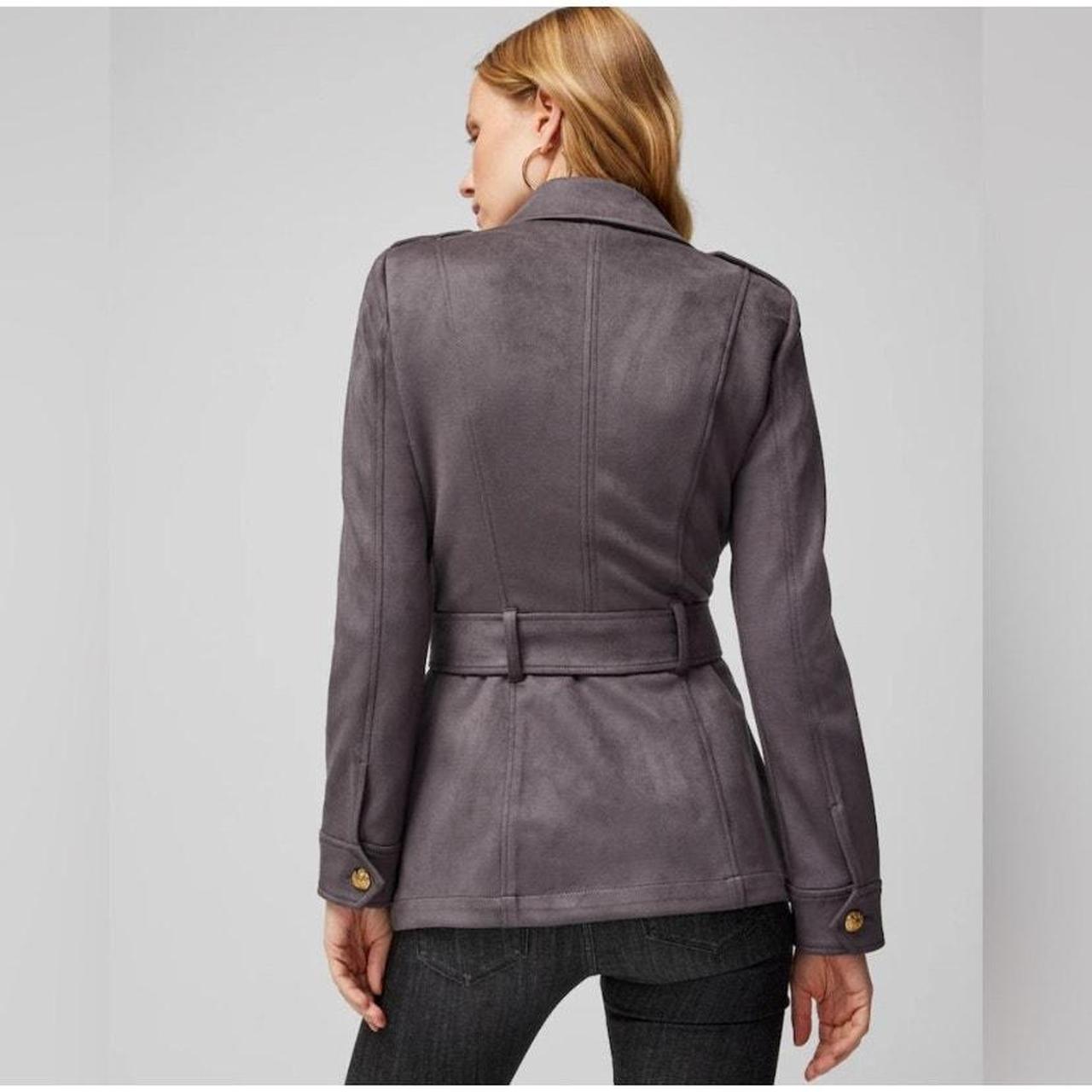 White House Black Market Women's Jacket - Grey/Go… - image 2