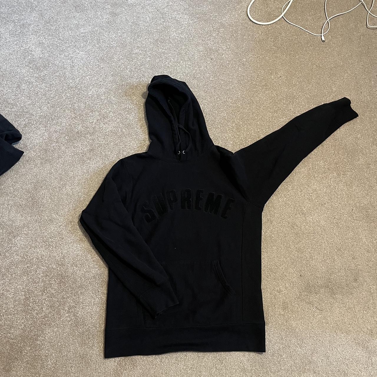 Supreme hoodie black on sale price