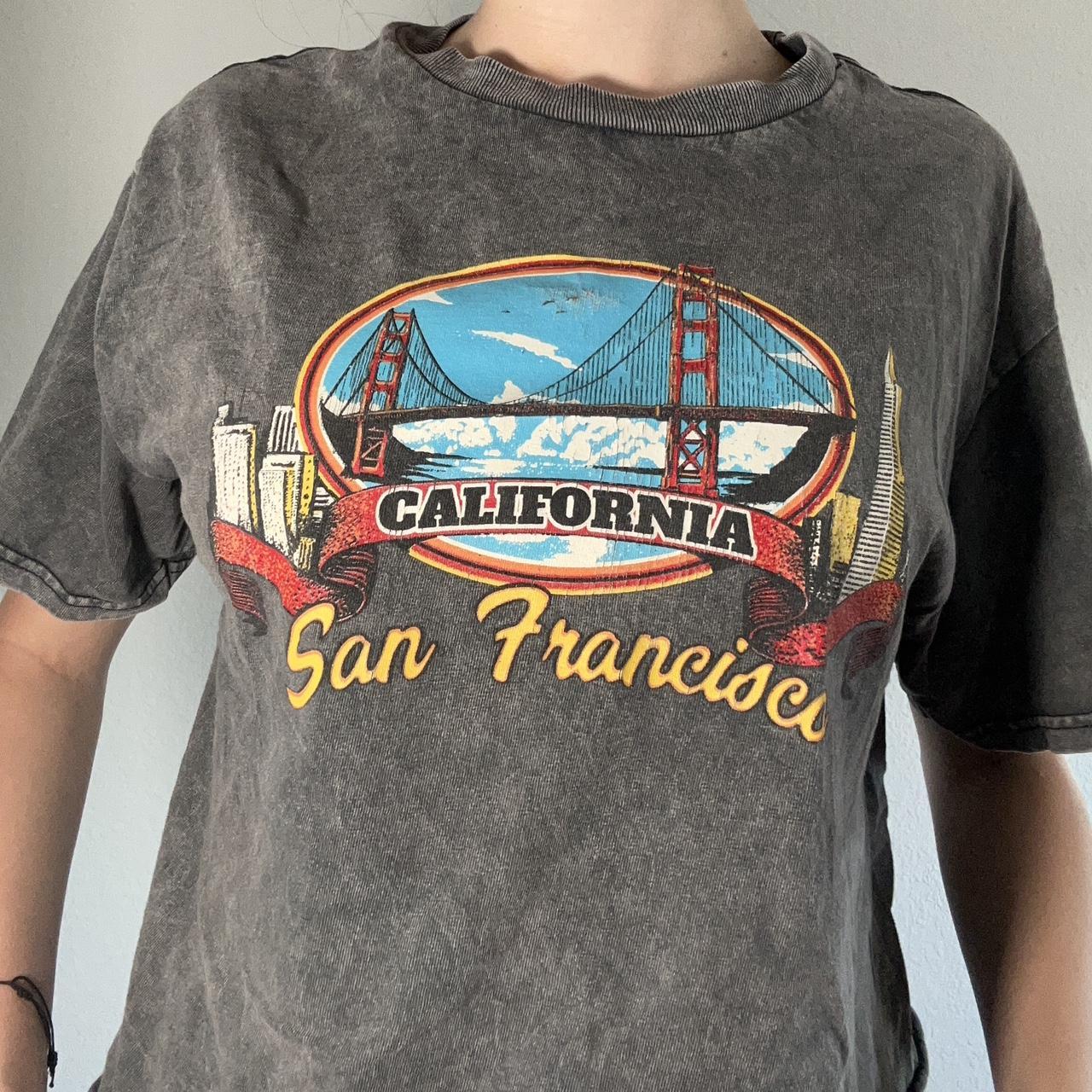 BRANDY MELVILLE SF GRAPHIC SHIRT fair condition... Depop