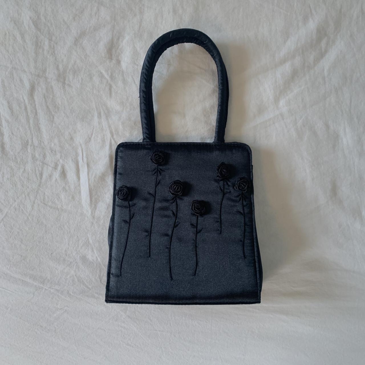 Women's Black and Silver Bag | Depop