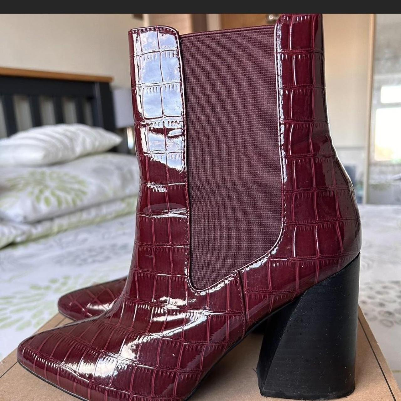 Asos Leather Pointed Toe Boots ASOS DESIGN Rocco Pointed Heel