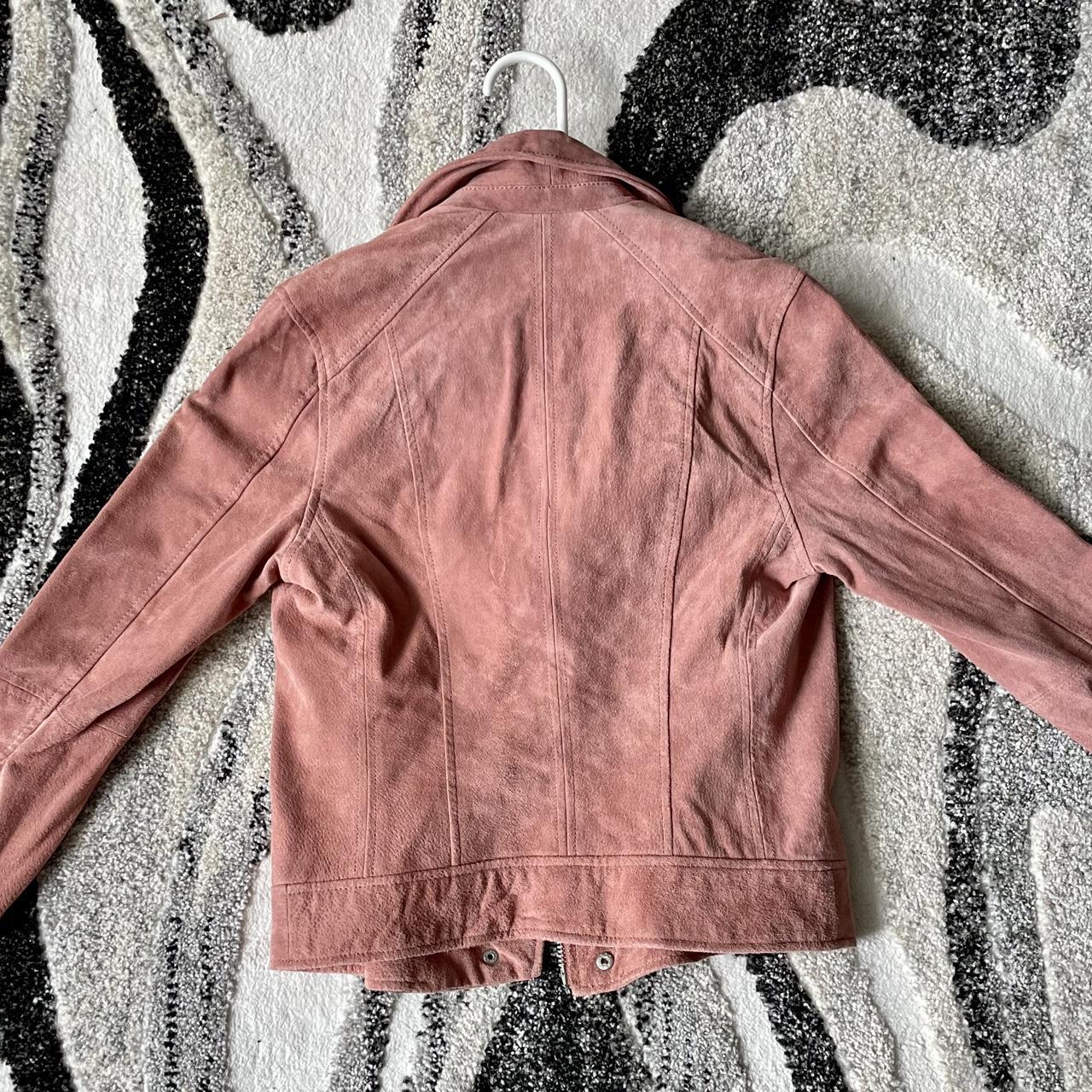 Blank nyc 2024 pink suede jacket