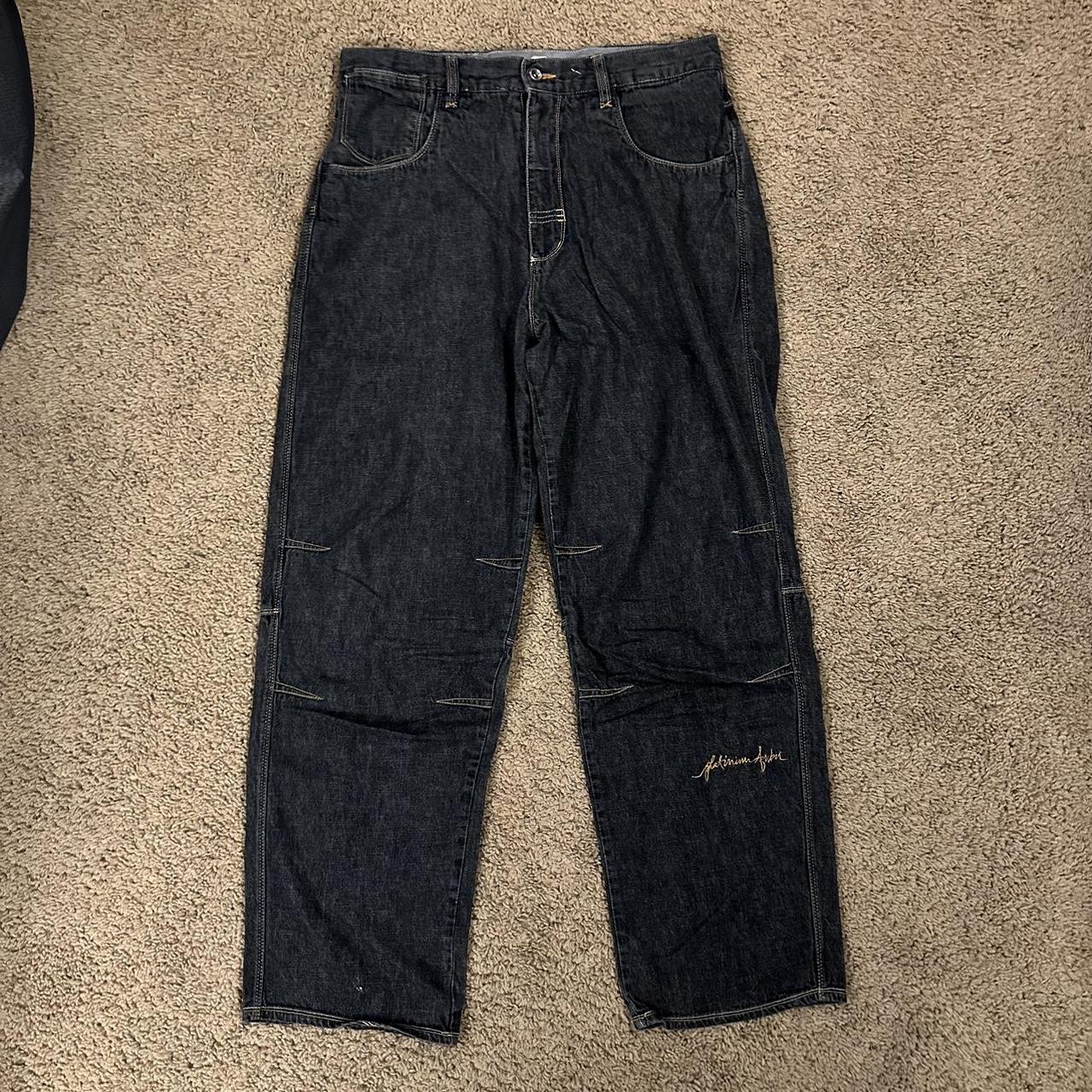 Vintage Platinum FUBU jeans 2000s 38x34 Never seen | Depop