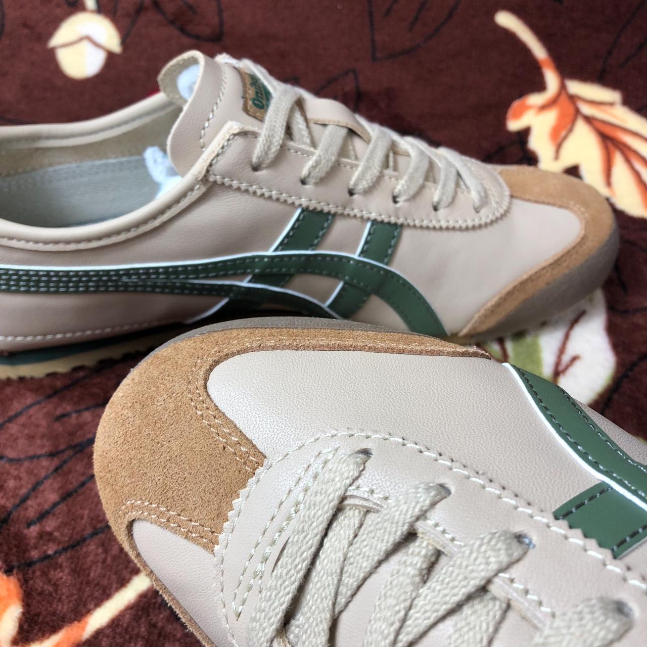 Onitsuka Tiger Mexico 66 Beige Grass Green Size. Depop