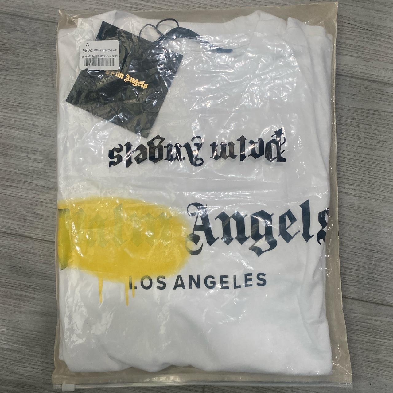 Brand new yellow spray paint palm angels los... Depop