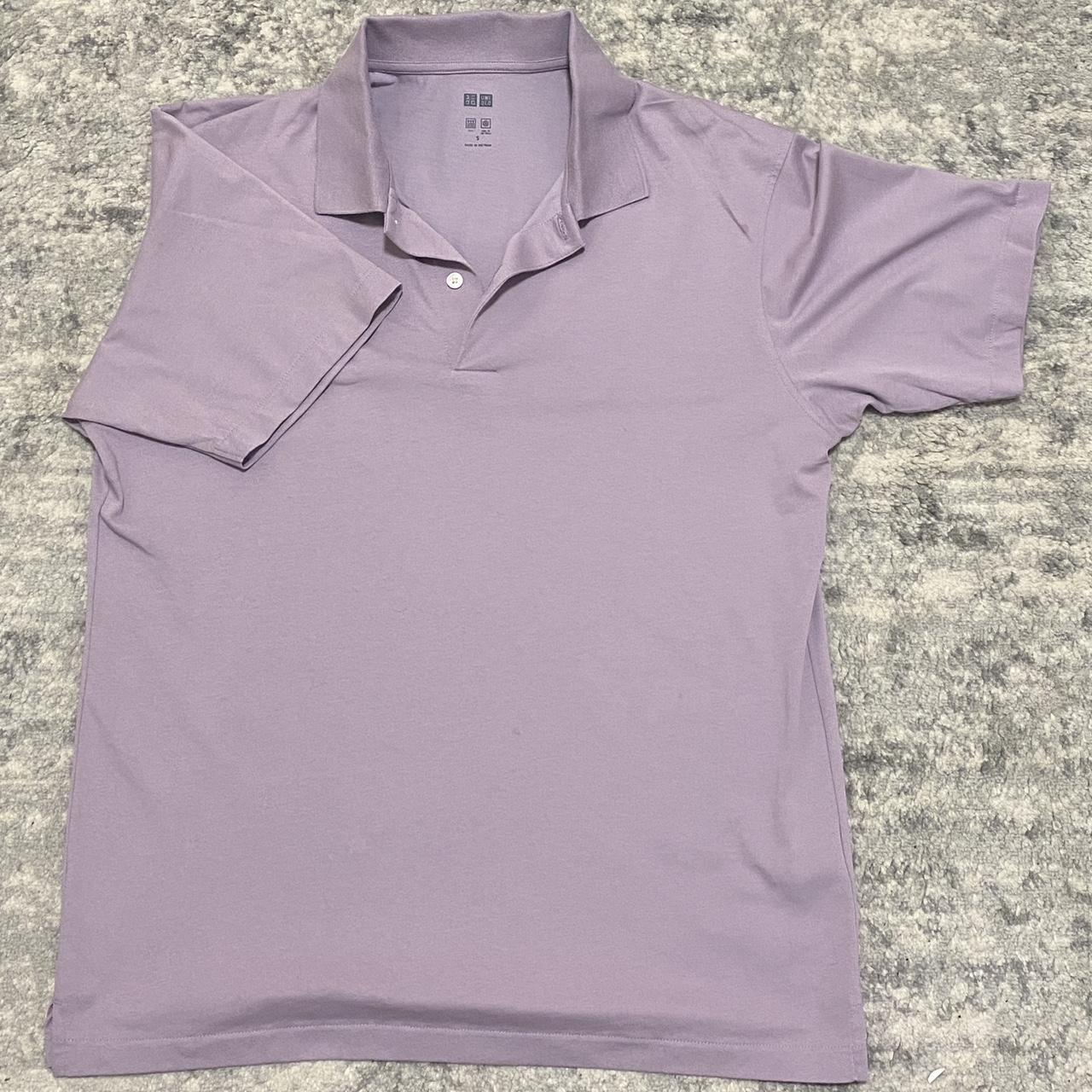 Uniqlo lavander/purple polo Men’s size S - Depop