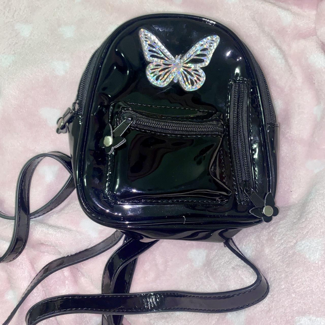 Super cute butterfly mini backpack. Excellent - Depop