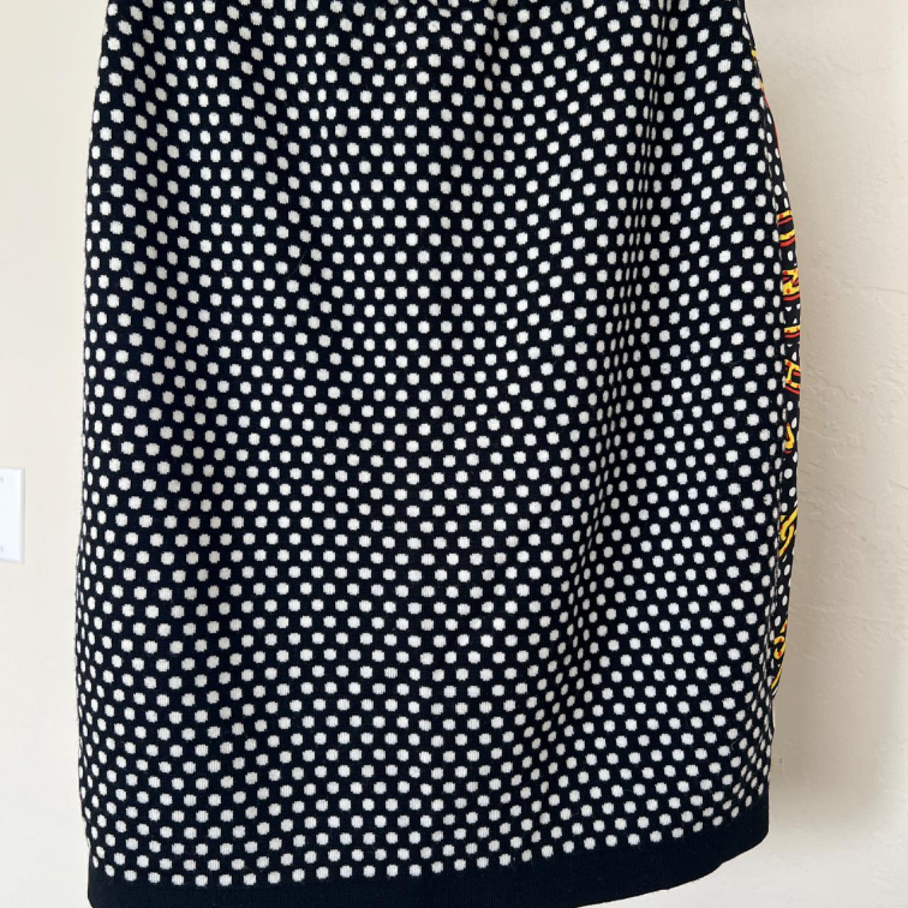 Moschino Couture logo skirt with pearl and chain | Depop