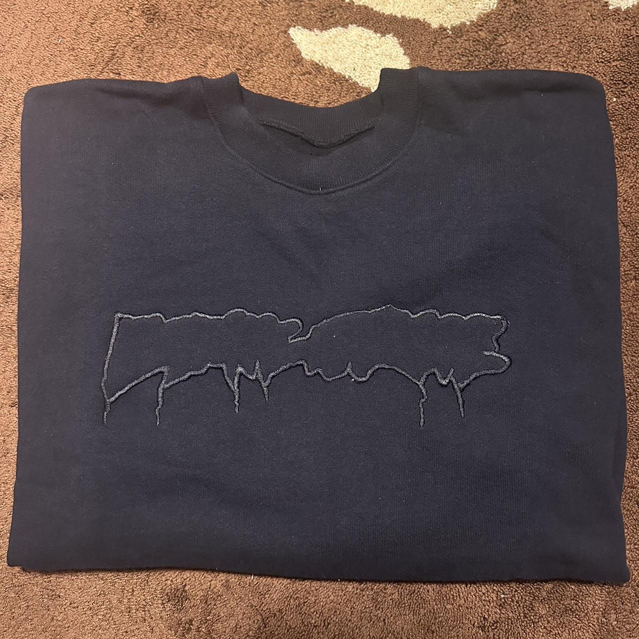 【FUCKING AWESOME】CUT OUT LOGO TEE / BLACK Reversible black Fucking Awesome FA Crewneck | Depop