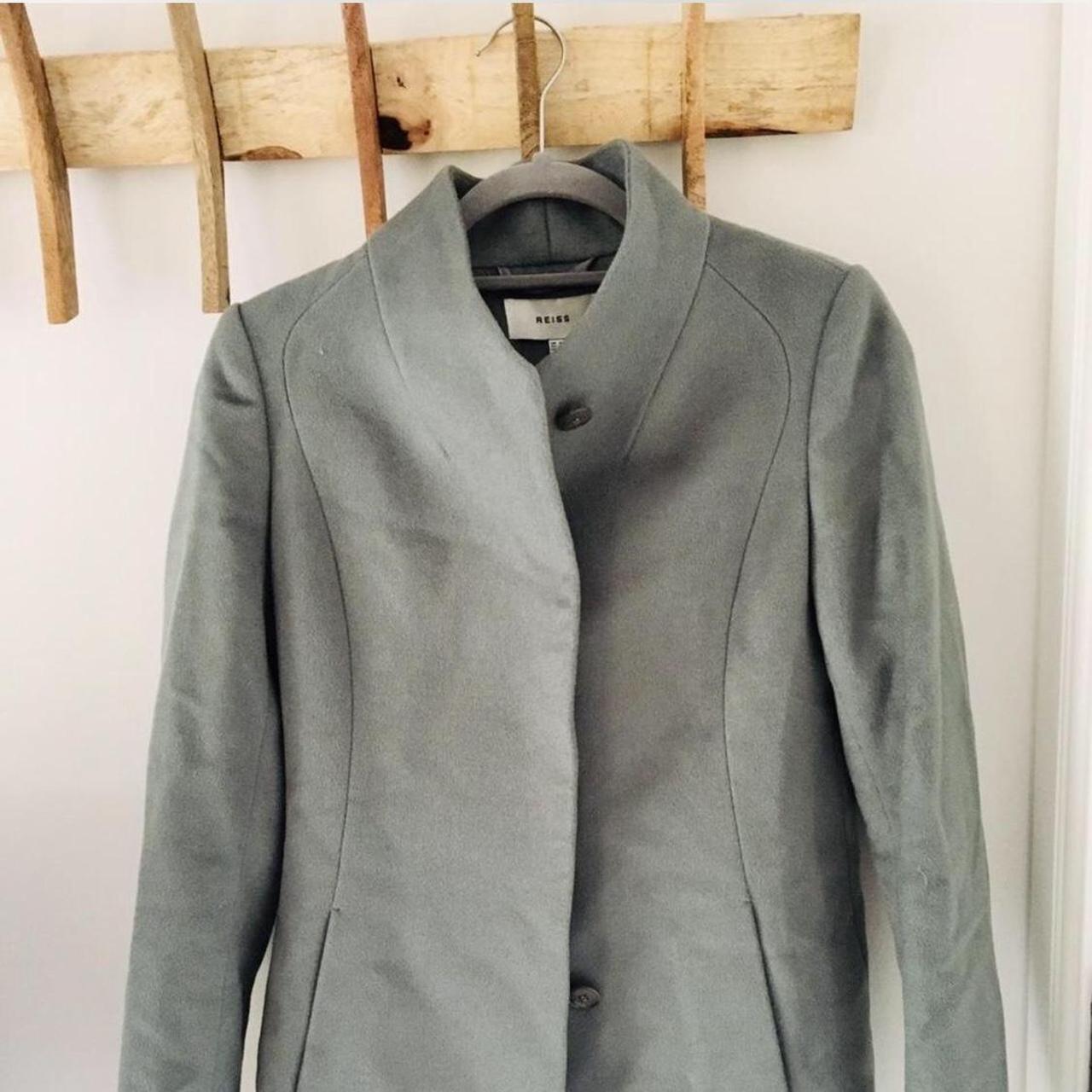 Reiss green coat deals