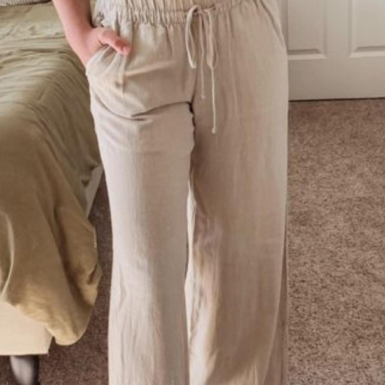 Tailored crop linen pants | Gap