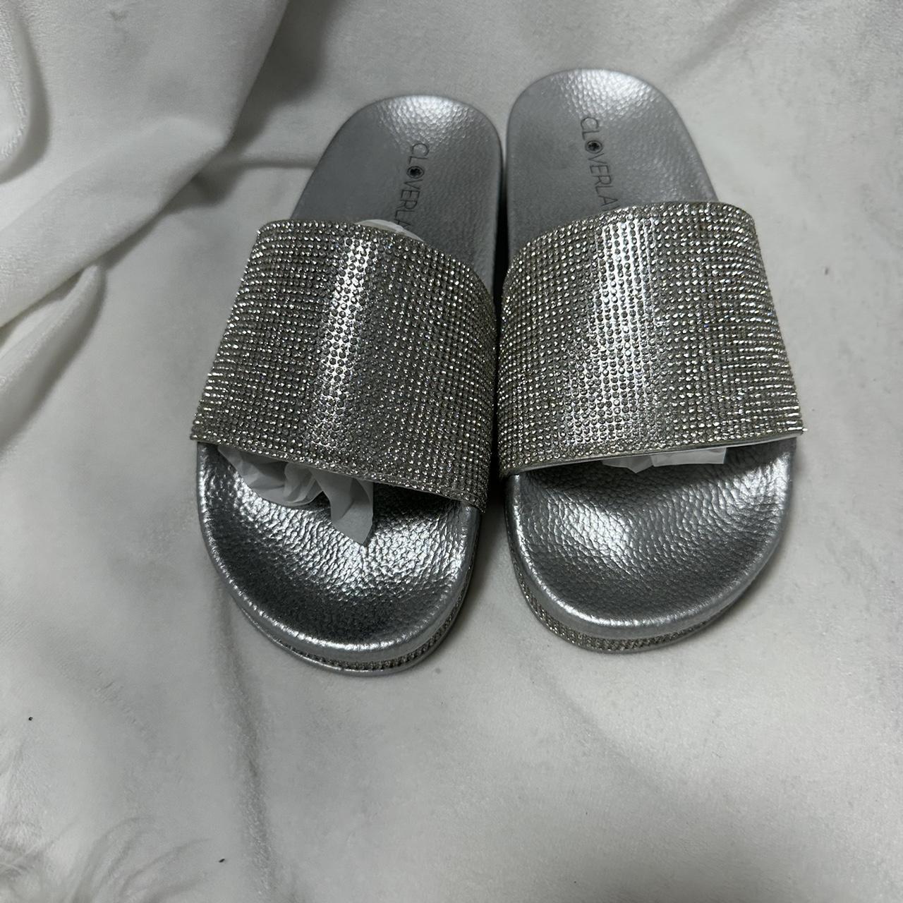 Silver bling slides online