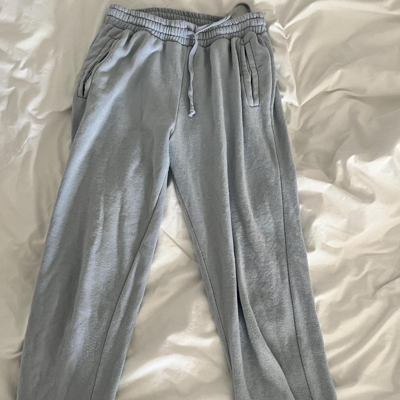 Brandy Melville blue joggers Slightly bobbly Depop
