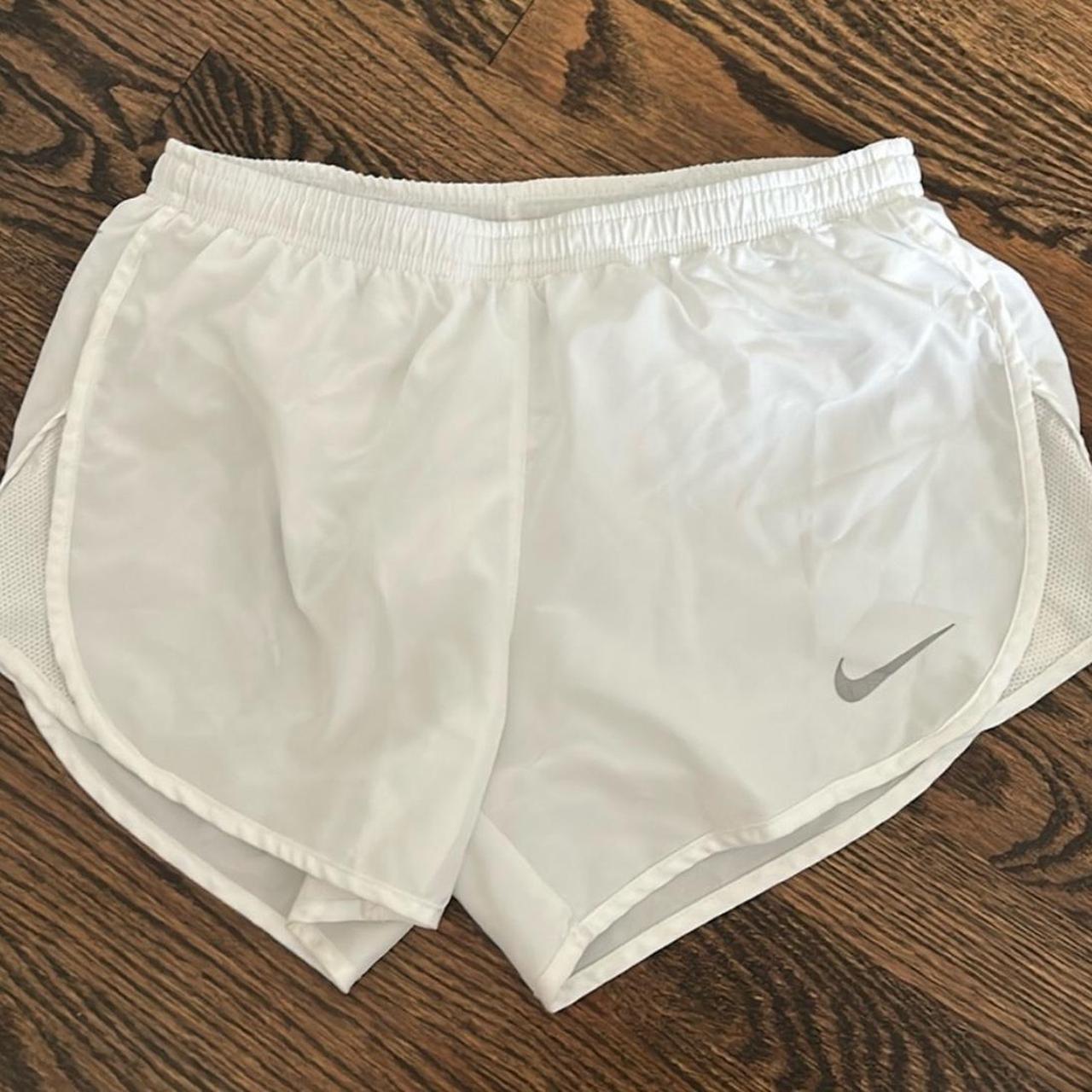 womens white nike air shorts
