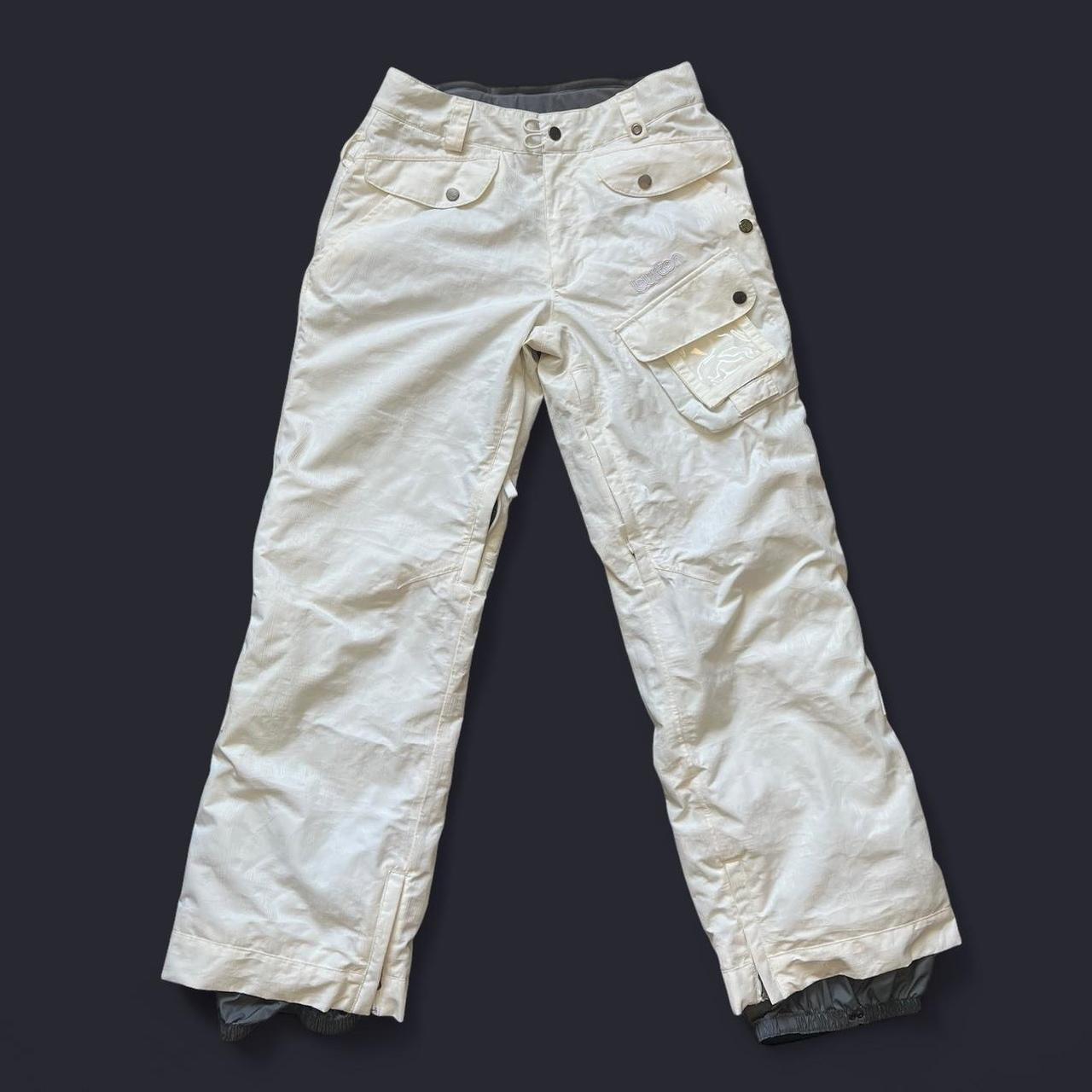 Burton Women's Pants White/Cream S – Women's small y2k white
