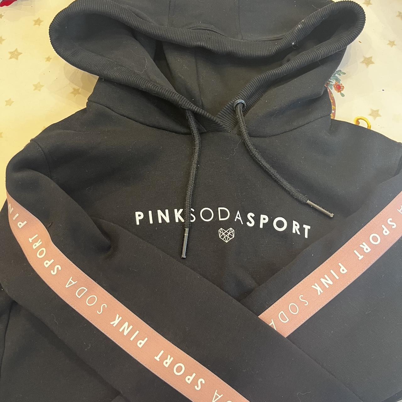 Pink soda clearance crop hoodie