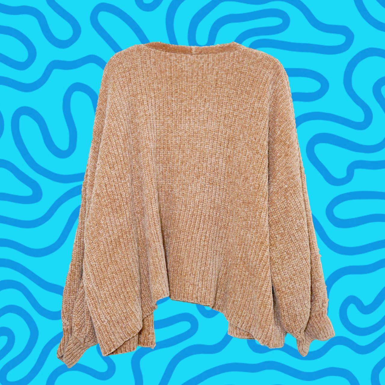 New Look Women's Tan and Pink Cardigan Depop