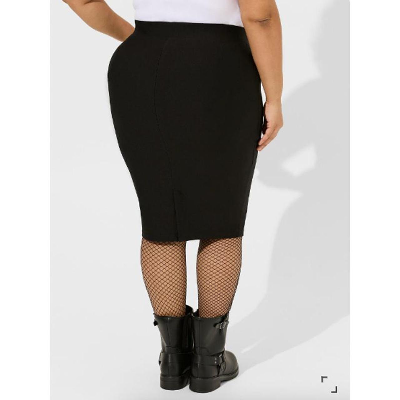 Torrid Midi Studio Luxe Ponte Dress Black Womens - Depop