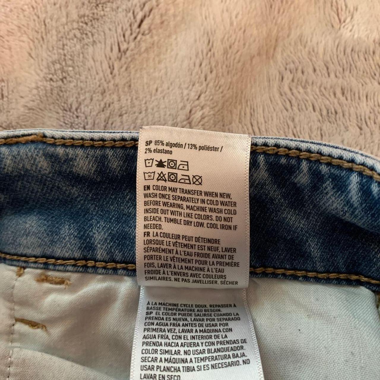 AE American Eagle Next Level Stretch Raw Hem Hi-Rise... - Depop